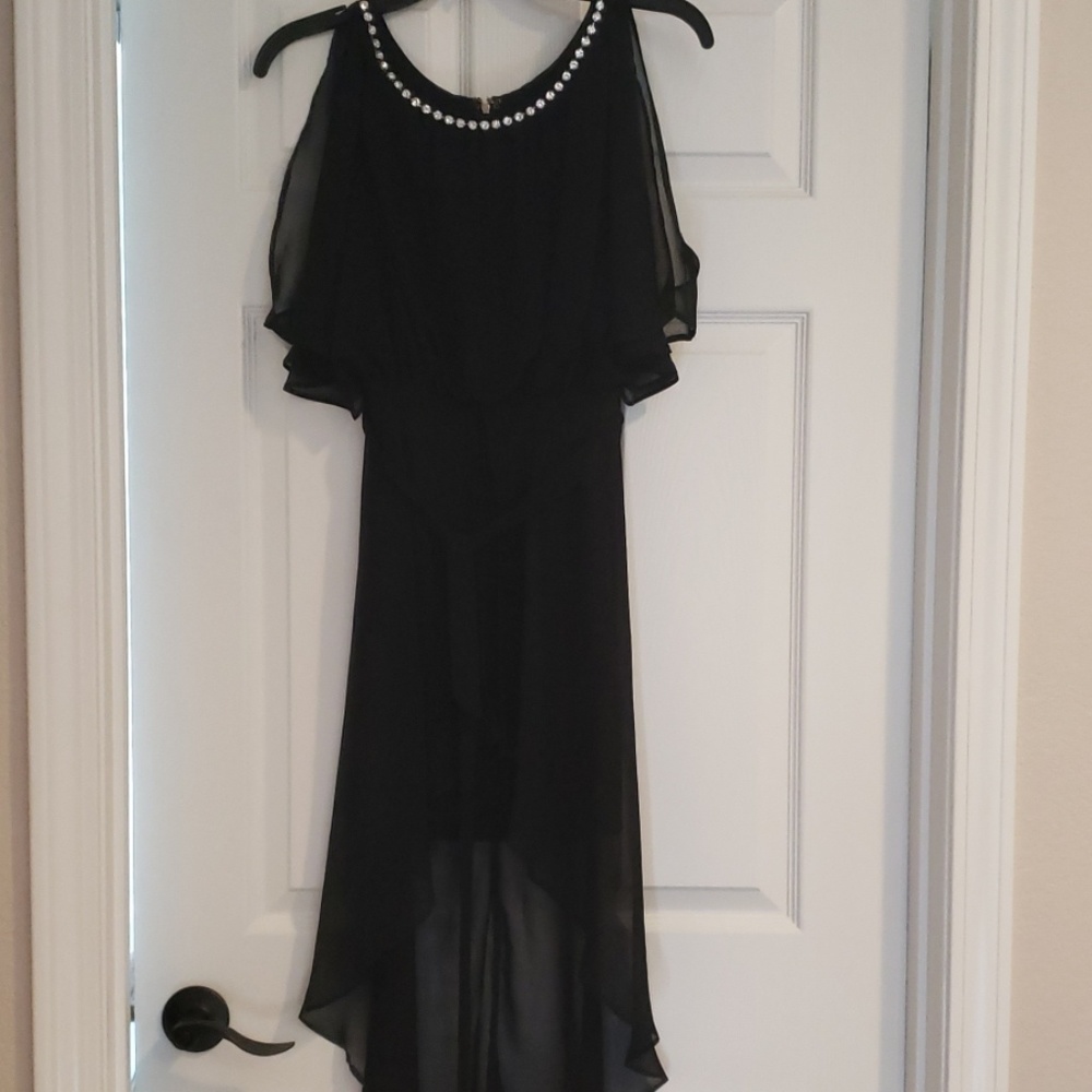 Ya Los Angeles Black High Low Dress Size S - Picture 1 of 4